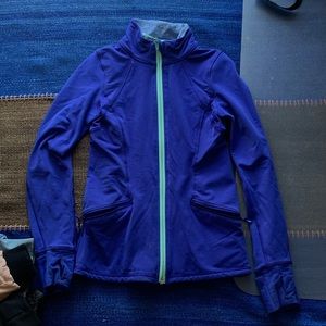 Blue and Cyan Ivivva jacket